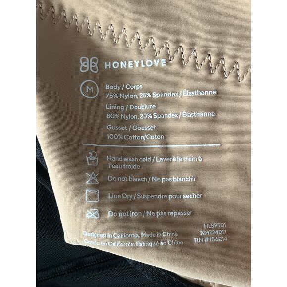 HoneyLove HLSPT01 SuperPower Thong black size Medium M - Picture 3 of 3